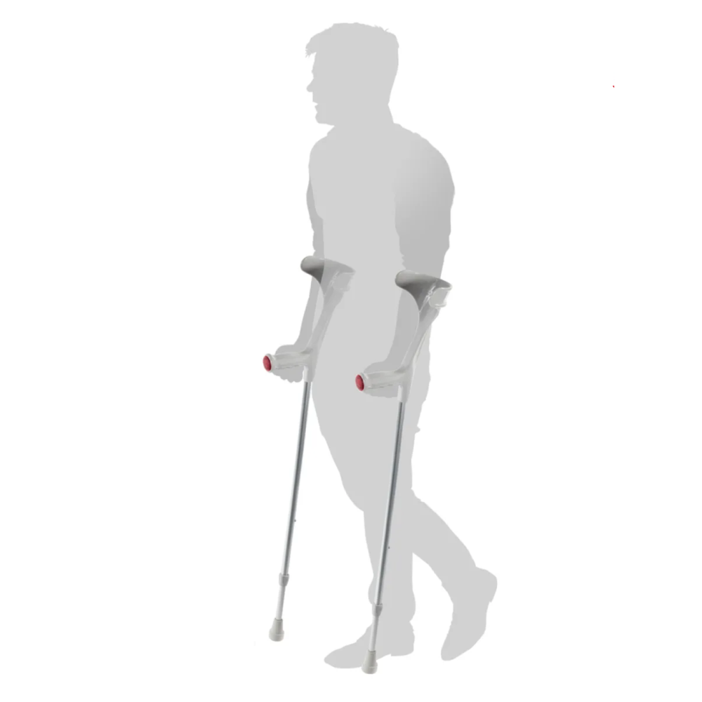 Подлокотный костыль с твердой эргономичной рукояткой Kowsky ORIGINAL серый Днепр - изображение 4