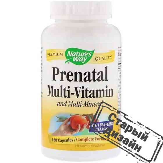 Мультивітаміни для вагітних (Prenatal Multi-Vitamin and Multi-Mineral) 180 капсул Київ
