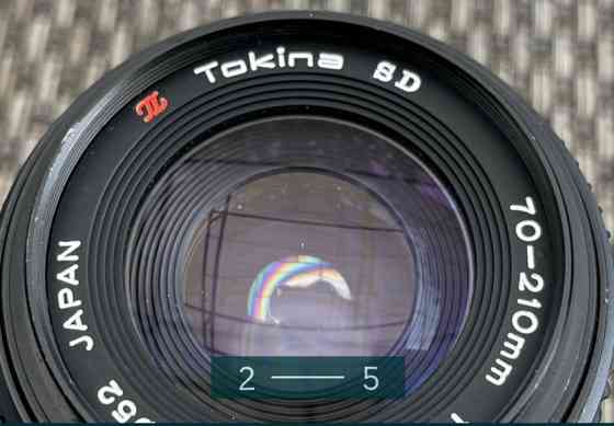 Объектив : Tokina 70-210mm. 1.4 Japan. Киев