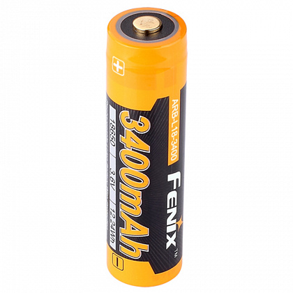Аккумулятор 18650 Fenix 3400 mAh Li-Ion 3.6V (Черно-желтый) Киев