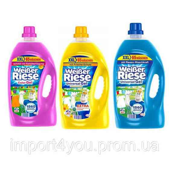 W. Riese 65p/ 3,25L універсальний гель для прання 