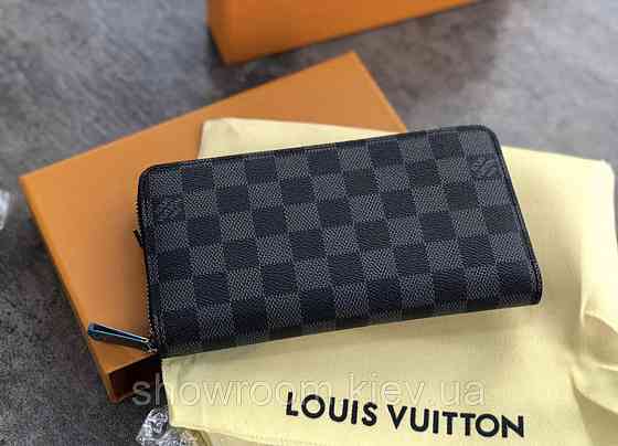 Чоловічий гаманець Louis Vuitton (60017) grey Київ