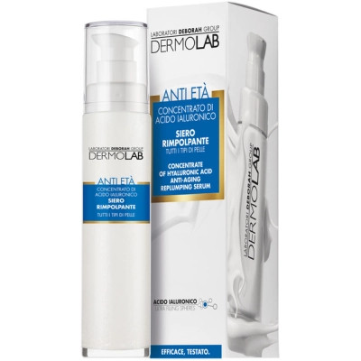 Сироватка для обличчя Dermolab Anti-Aging Replumping Serum Антивікова з гіалуроновою кислотою 50 мл (8009518249736) Вінниця - фото 1