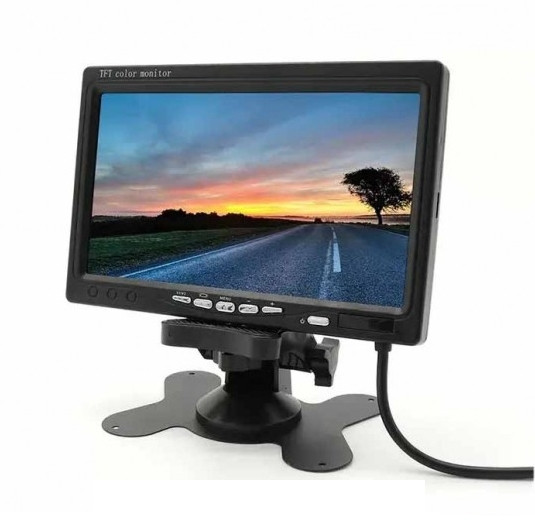 Автомобильный дисплей DS-7 экран 7'' для камеры заднего вида (Черный) Винница - изображение 1