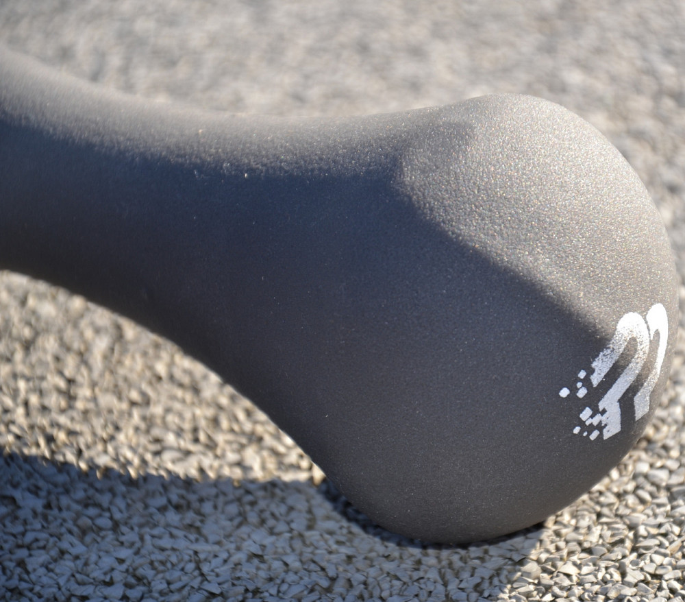 Гантель для занятий фитнесом, реабилитации неопреновая PowerPlay 4126 Spartacus 4 кг серая 1 шт Киев - изображение 9