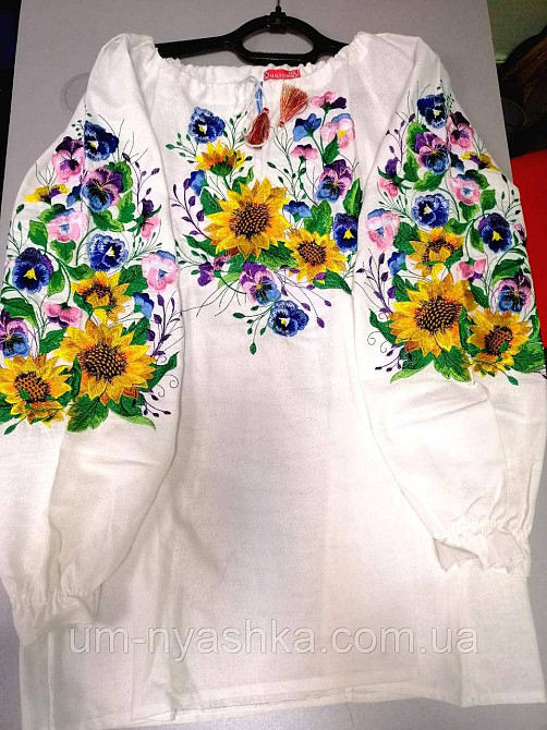 Натуральна Блузка з вишивкою вишиванка "Маріанна" для жінок S-3XL Кривий Ріг - фото 4