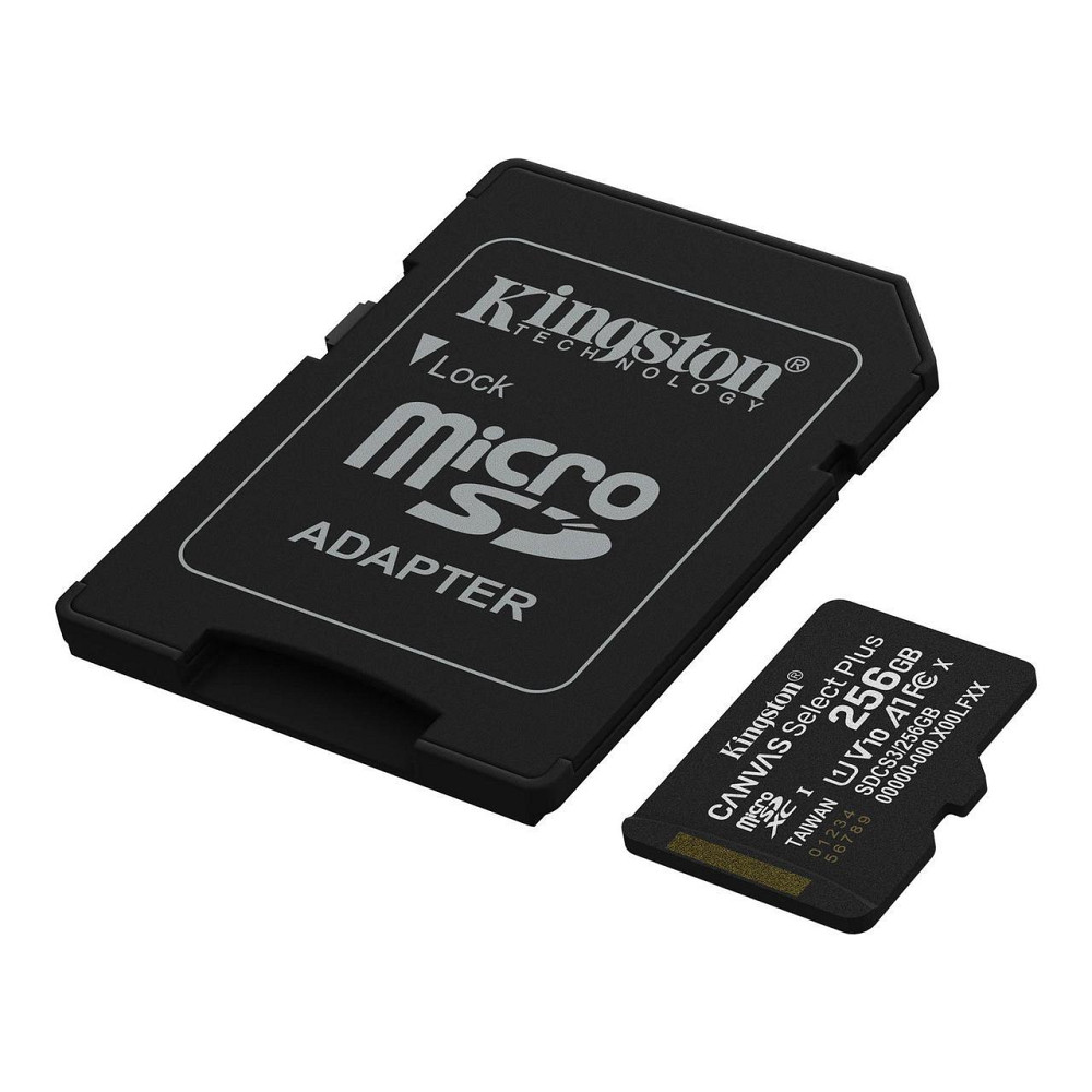 Картка пам'яті MicroSDXC 256 GB UHS-I Class 10 Kingston Canvas Select Plus R150MB/s + SD-адаптер (SDCS3/256GB) ( 13874 ) Харків - фото 5