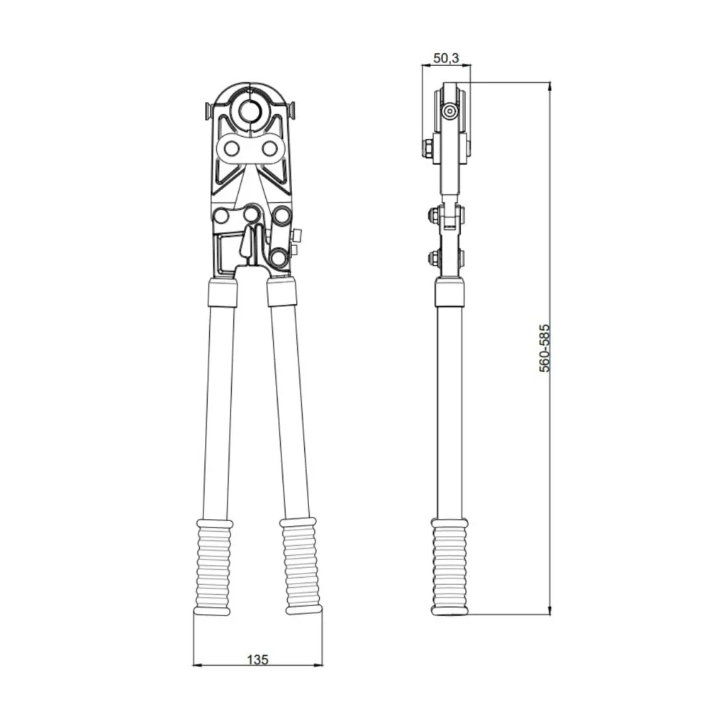 Інструмент для прес-фітингу Thermo Alliance d16-32 ручний STD-402 Київ - фото 11