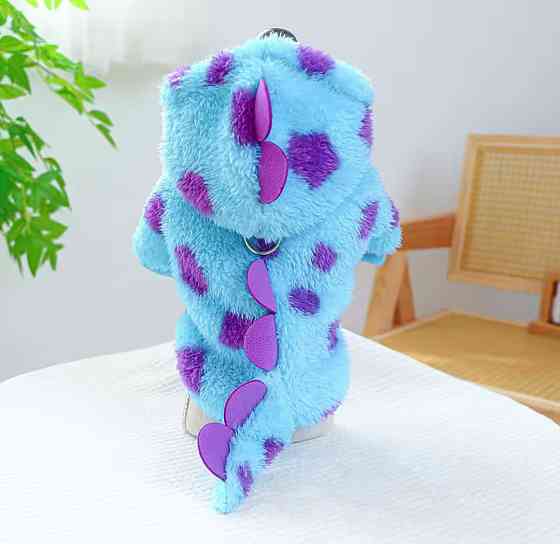 Одяг для котів і собак Динозавр L блакитний Київ