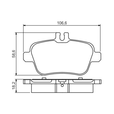 Тормозные колодки Bosch 0 986 495 348 Винница - изображение 5