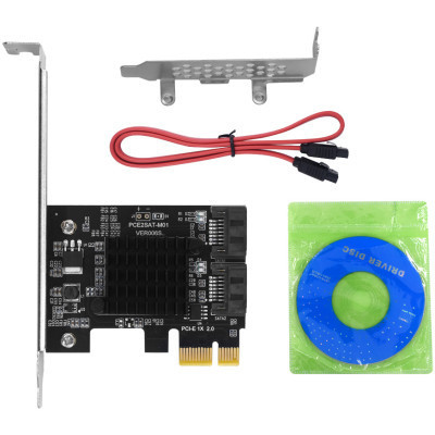 Контролер Dynamode PCI-E to 2 х SATA III (6 Gb/s), 2 ch (PCI-E-2xSATAIII-Marvell) Вінниця - фото 6