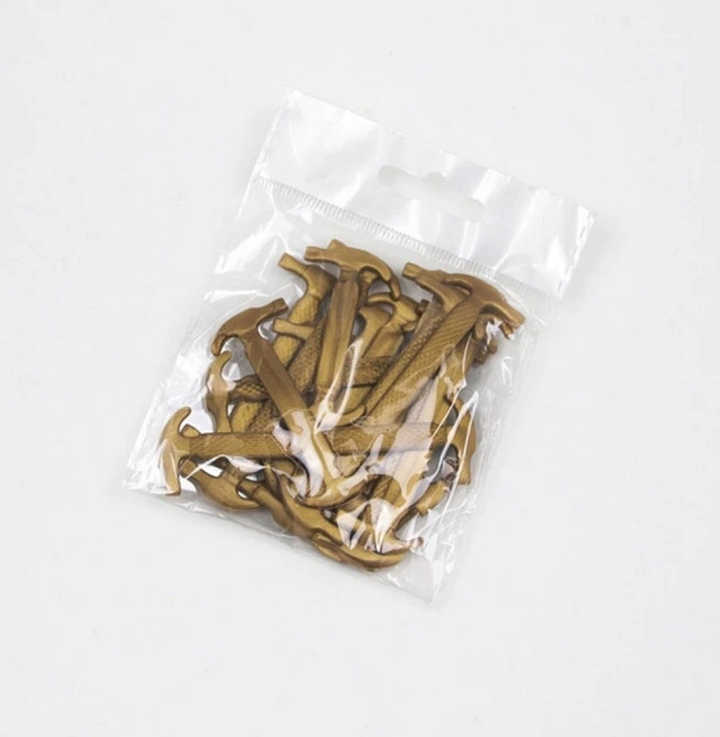 Шнурки силіконові бронза 12 шт Сміла - фото 4