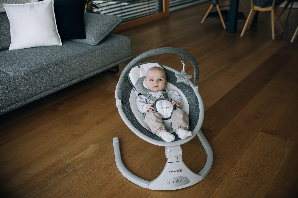 Качалка детская FreeON Elite, серая Киев - изображение 6