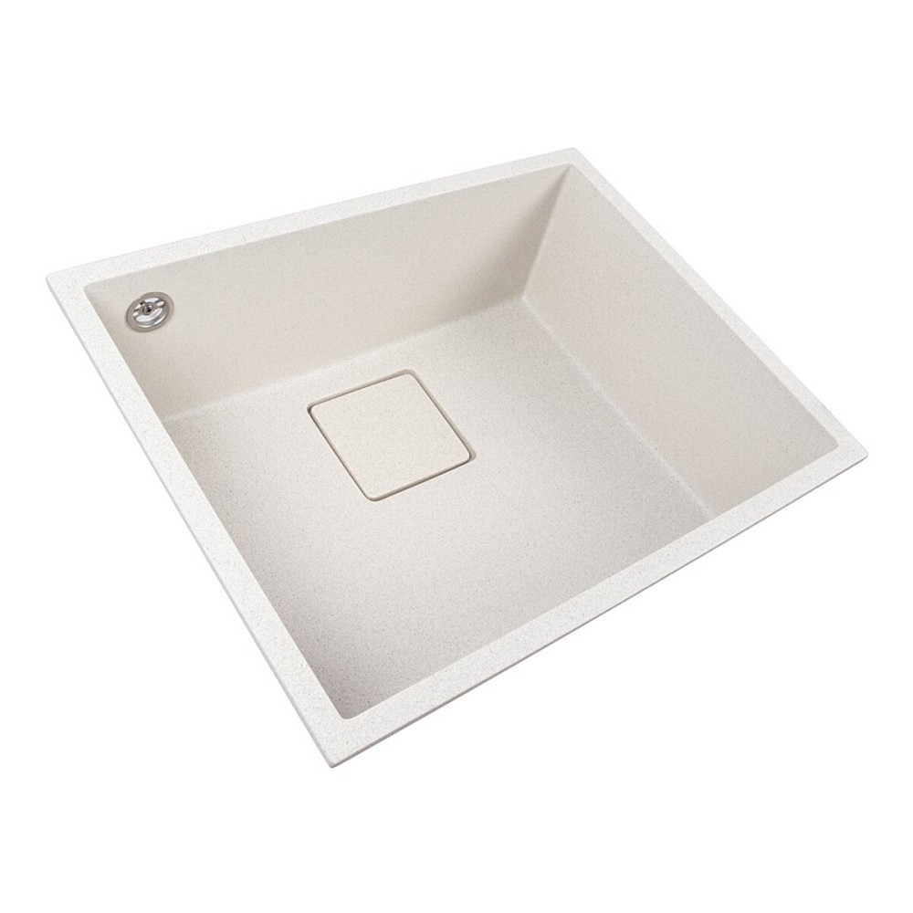 Кухонна гранітна мийка 5444 AMELI VALESO біла в крапку Коломыя - изображение 7