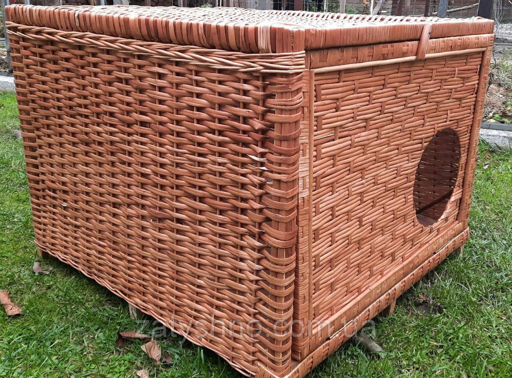 Буда-будинок плетена кавова для кішки, собаки Київ - фото 6