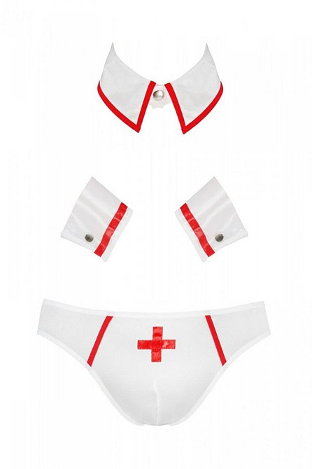 Комплект мужской игровой 037 SET GREGORY white S/M -Passion Sex Aura Киев - изображение 3