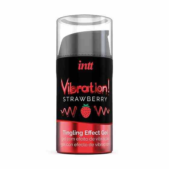 Жидкий вибратор INTT Vibration! Strawberry Sex Aura Киев