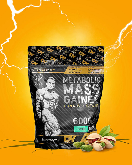 Гейнер DORIAN YATES NUTRITION METABOLIC MASS GAINER 6000G (PISTACHIO) Луцьк - фото 2