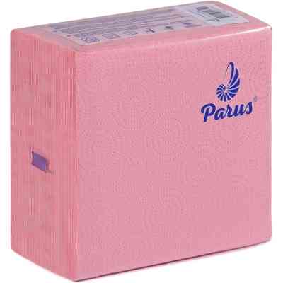 Серветки столові Parus 1 шар 33х33 см Рожеві 100 шт. (4820205440342) Вінниця