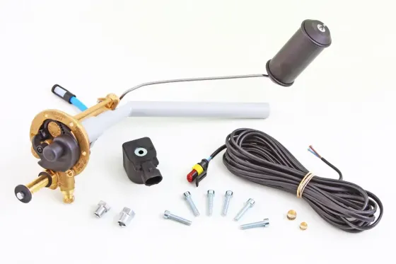 Мультиклапан ГБО для наруж. тор-го баллона H220мм 0° Tomasettо с катушкой Винница