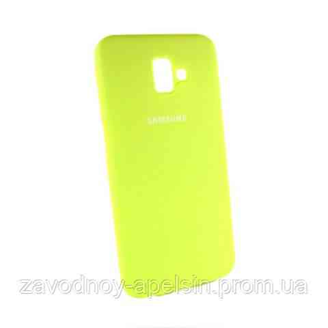 Samsung J6 Plus J610 Чохол силіконовий Silicone Cover (жовтий) Одеса