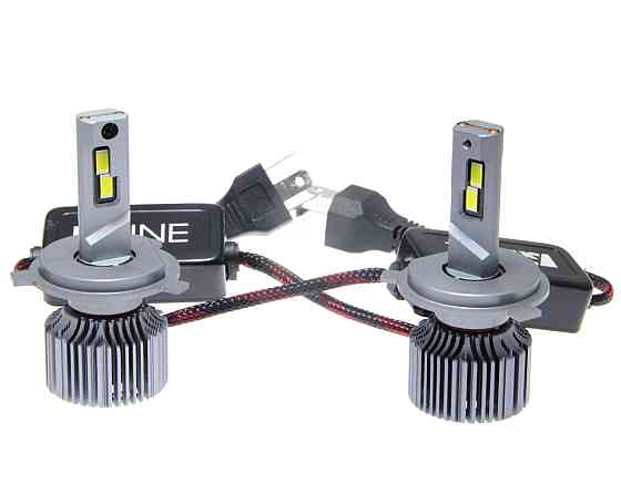 Комплект світлодіодних ламп QLine Ultra +200% H4 55W 6000K 12V (2 шт) Харків