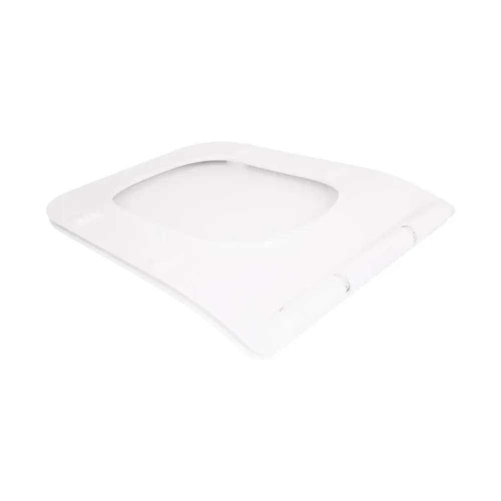 Qtap Сидіння для унітаза (Crow 640) 460x350x47 мм, White, з мікроліфтом, Slim Duroplast, Quick Release QTSC179W48700 Київ - фото 3