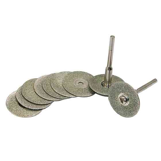 Набор алмазных дисков для гравера, 10 шт, 30 мм Киев