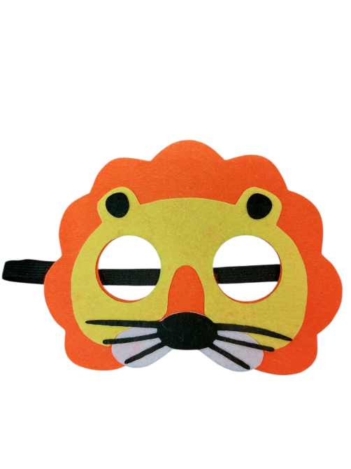 Дитяча маска Тигр для дитячого свята one size різнобарвний Київ - фото 1