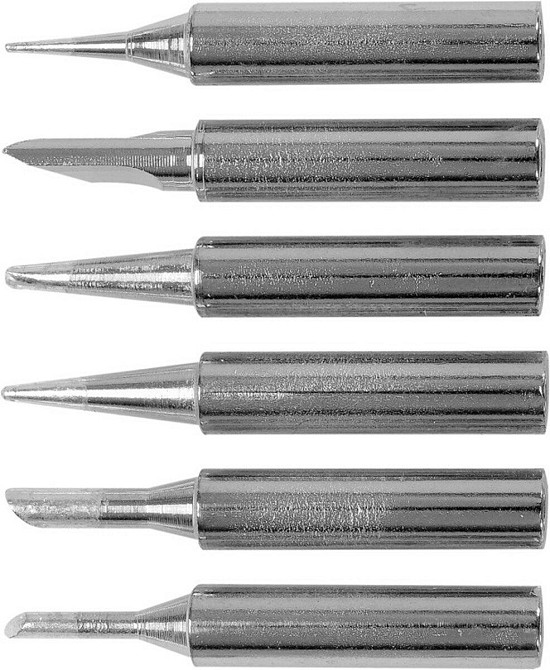 Жала до паяльників різної форми тип 900М YATO, тримач Ø= 4,5/ 6 мм, компл. 6 шт [24/240] Одеса - фото 1