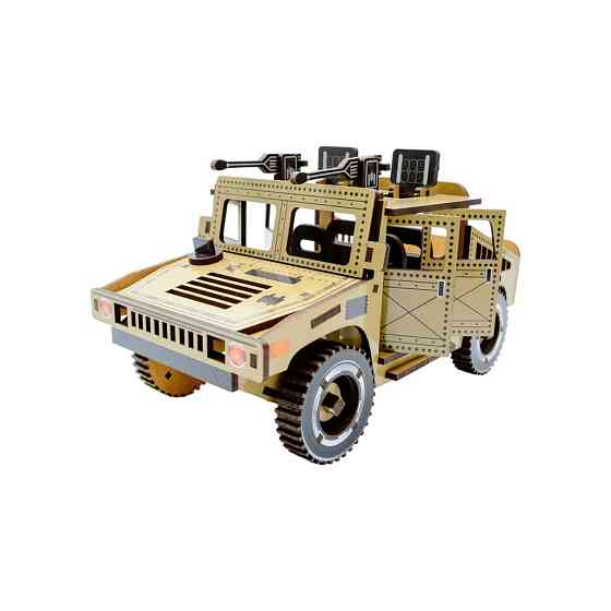 Дерев'яний 3D конструктор "Humvee" Puz-00927, 100 деталей Вінниця
