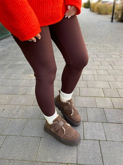 PLPS Угги жіночі PLPS 2808-4 коричневі (зима, замша натуральна) (6030) Коломыя - изображение 6