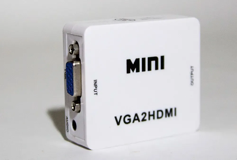 Переходник VGA на HDMI конвертер для ПК, ноутбука, видео регистратора адаптер преобразователь с аудио и внешним питанием HDMI - VGA VGA2HDMI(4272) Коломия - фото 2