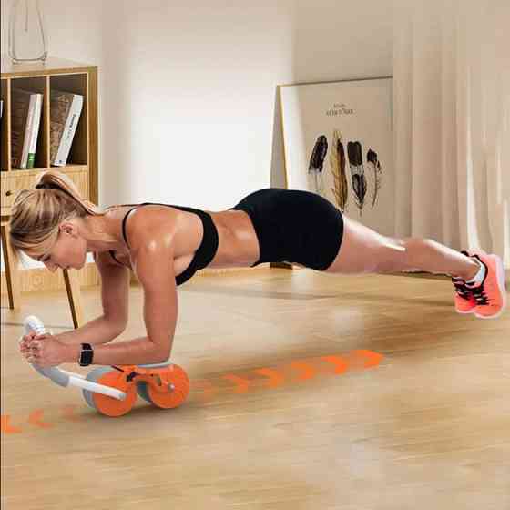 Автоматический тренажер для живота, колесико для живота с подушечкой для пуш-апа OV-83 Ивано-Франковск