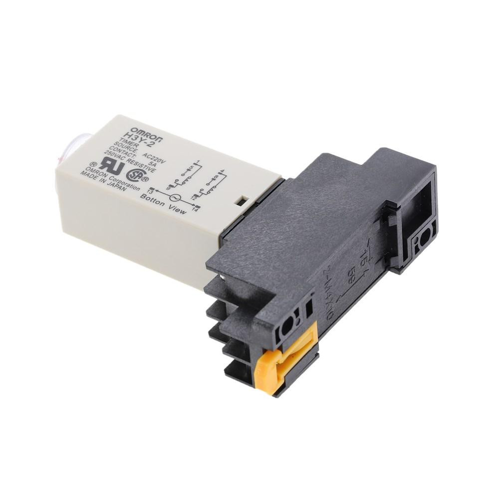 Таймер H3Y-2 на DIN-рейку 0-5с 12В 5А Киев - изображение 2