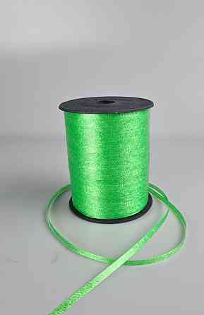 Стрічка для повітряних куль і подарунків 300 метрів зелена (1 пачка) Харків