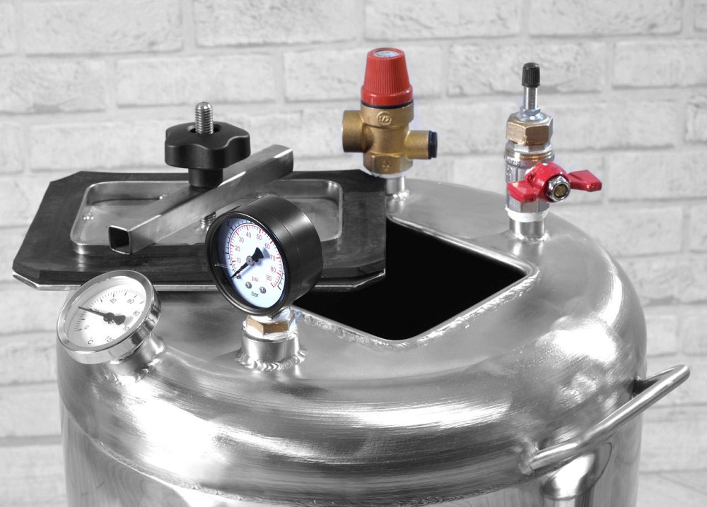 Автоклав бытовой Гуд-24 на 24 банки, нержавеющая сталь, домашний для консервирования Киев - изображение 4