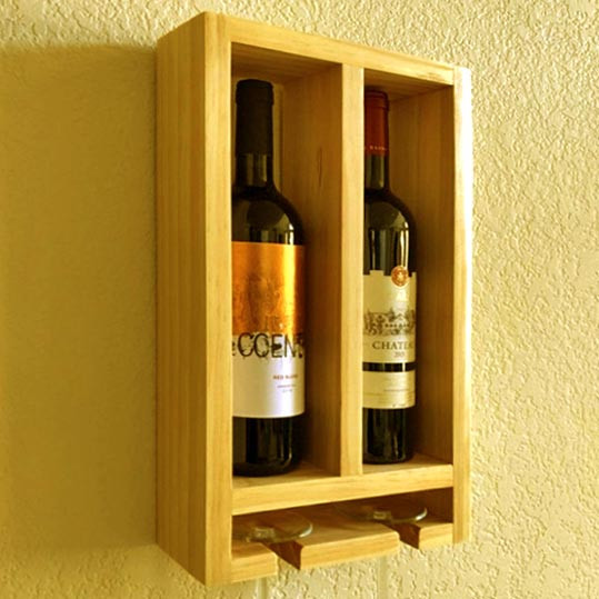 Настінна винна полиця "Окаваши" каррі Миколаїв - фото 1
