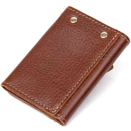 Ключниця з натуральної шкіри Коричневий (GRANDE PELLE) Київ