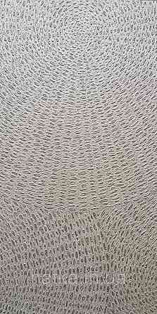 Обои винил на флизелиновой основе Rasch Ascona 1.06х10 абстракция круги точки структурные зеленые глянцевые 3д Киев