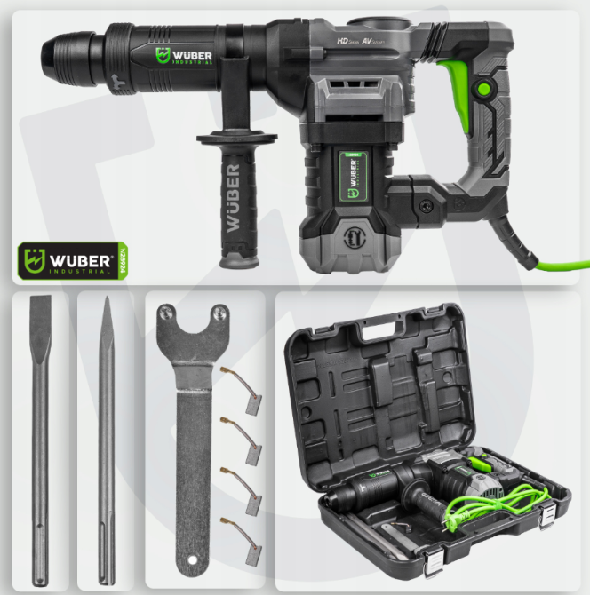 Відбійний молоток 1200 Вт 20Дж Wuber (Польща) Київ - фото 8