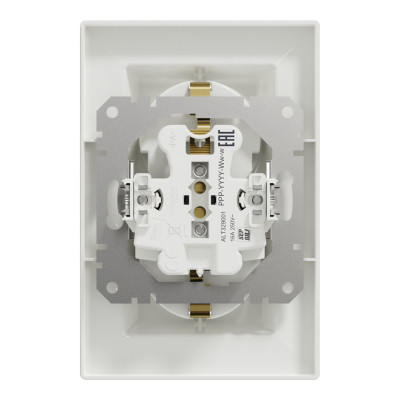 Розетка Schneider Electric ASFORA із заземленням подвійна біла 16А (EPH9900121) Вінниця - фото 8