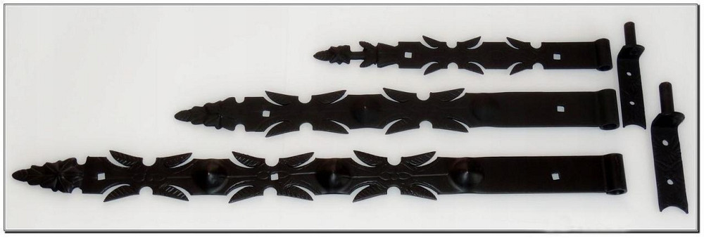 Завіса брами оздоблена роз'ємна 80 см (800х50х4 мм) Киев - изображение 1