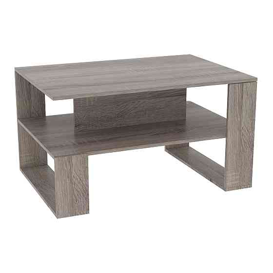 Стол журнальный Квант №5, Дуб Сонома Трюфель, 1000/700/550 Львов