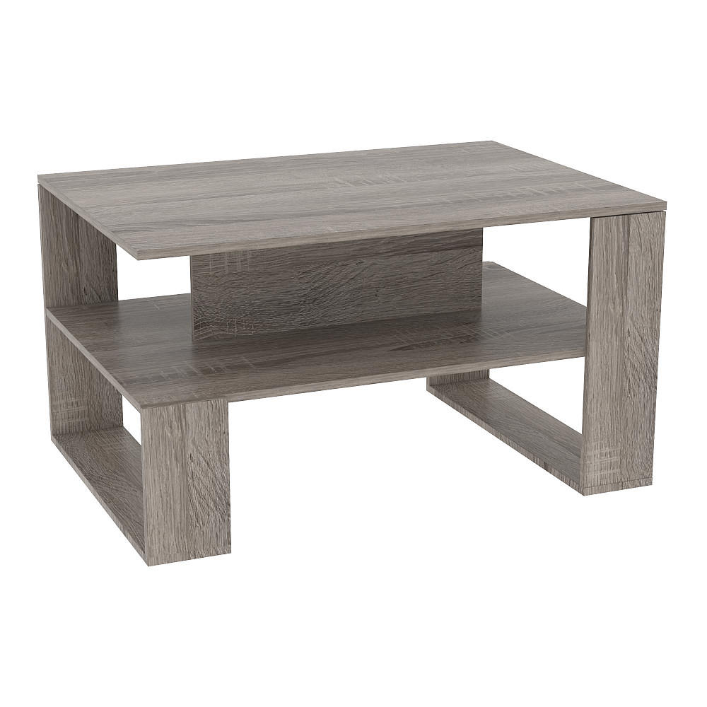 Стол журнальный Квант №5, Дуб Сонома Трюфель, 1000/700/550 Львов - изображение 1