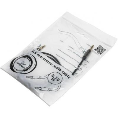 Кабель мультимедийный Jack 3.5mm male/Jack 3.5mm male 0.75m Cablexpert (CCAP-444-0.75M) Винница - изображение 4