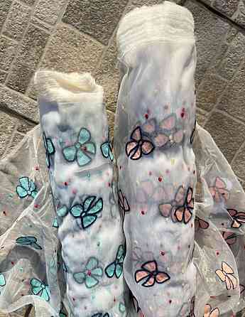 Ткань опт / органза вышитая - от 5 м Киев