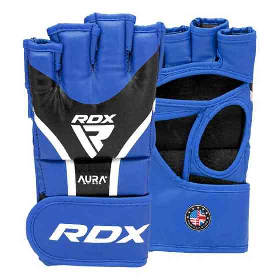 Рукавиці для ММА RDX AURA PLUS T-17 Blue/Black M Луцк
