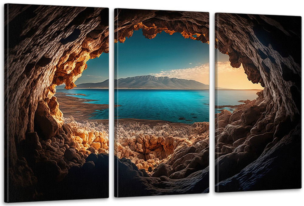 Модульная картина в гостиную / спальню   Море     ART-151_3A 70х130 см Киев - изображение 1