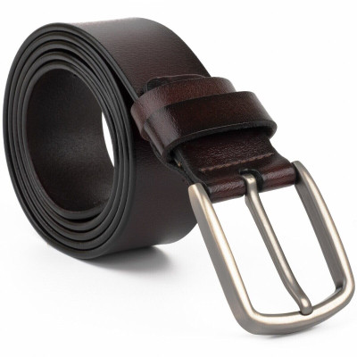 Ремінь Vintage Чоловічий із затемненою пряжкою механіка Коричневий (20315) Вінниця - фото 3